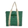 Upcycled Big Shopper – Tree Print Canvas with Cotton Straps