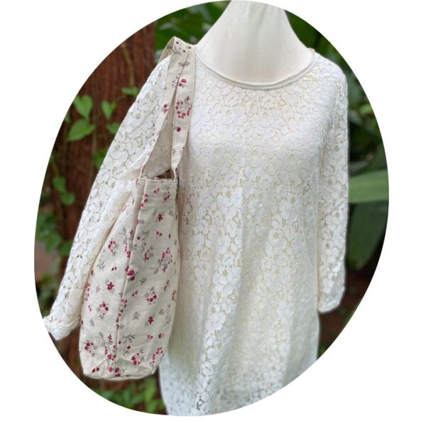 Floral Elegance Tote - Image 5