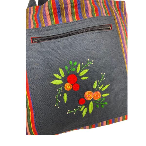Drawstring Embroidery&Stripes - Image 4
