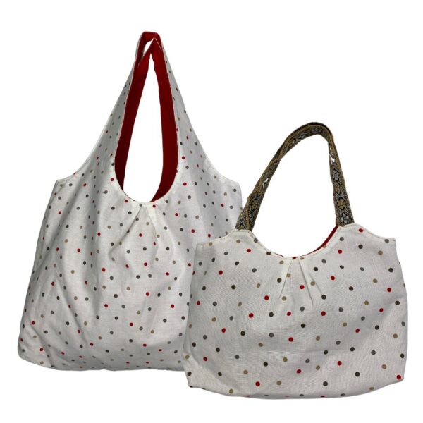 Mother & Child - Dotted Tote - Set of 2