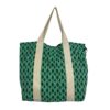 Upcycled Big Shopper – Tree Print Canvas with Cotton Straps - Image 2