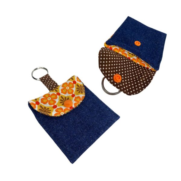 Patchwork Seventies Flowers Orange + Purse - Image 3