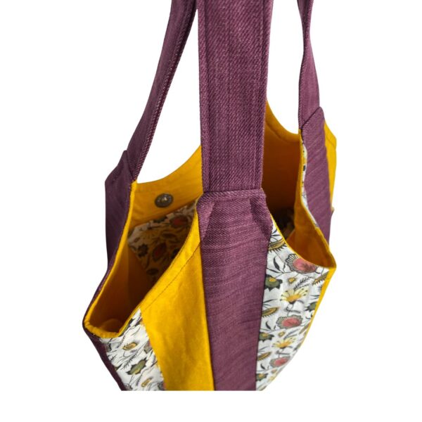 Patchwork Maroon&Flowers + Purse – Image 6
