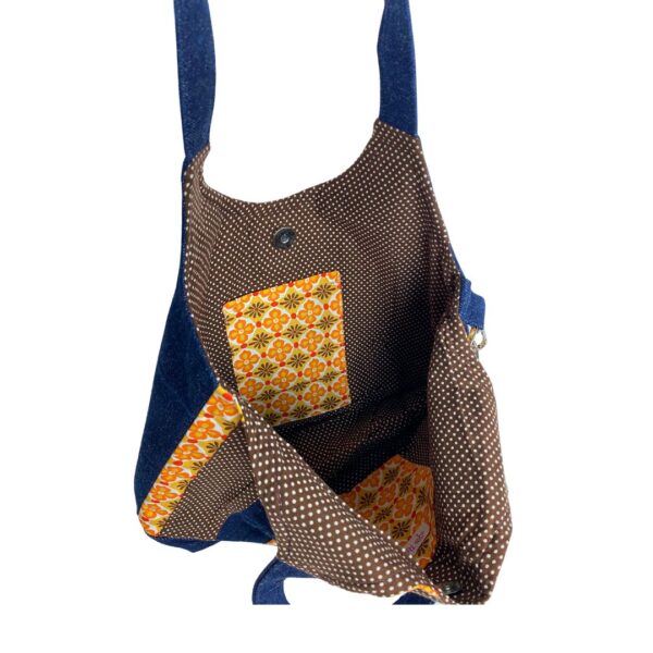 Patchwork Seventies Flowers Orange + Purse - Image 7