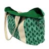 Upcycled Big Shopper – Tree Print Canvas with Cotton Straps - Image 4