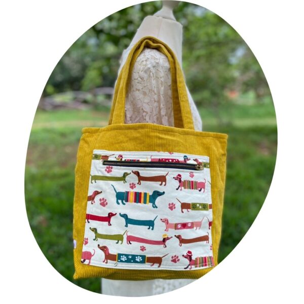 Drawstring Corduroy&Dogs - Image 7
