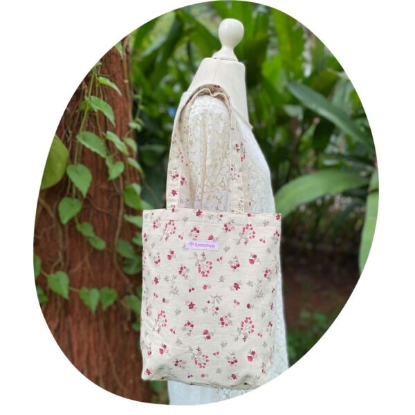 Floral Elegance Tote - Image 4