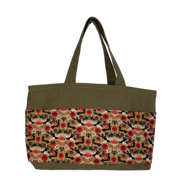 One-of-a-Kind Mini Tote Bag with 9 Pockets