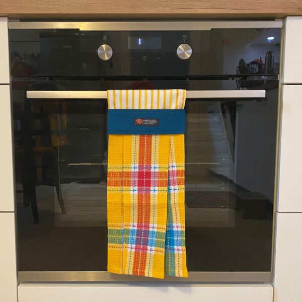 Bold Plaid Stripe Oven Tea Towel - Set of 2 - Image 7