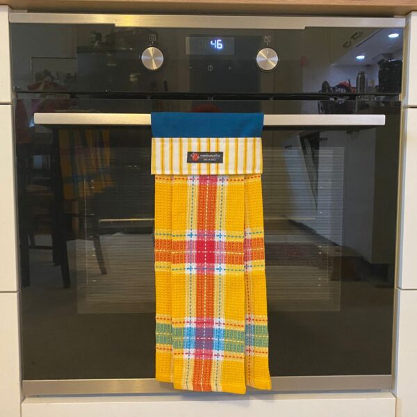 Bold Plaid Stripe Oven Tea Towel - Set of 2 - Image 6