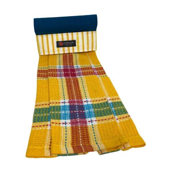 Bold Plaid Stripe Oven Tea Towel - Set of 2 - Image 5