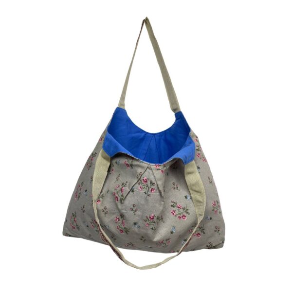 Mother & Child - Floral Beige/Blue - Set of 2 - Image 2