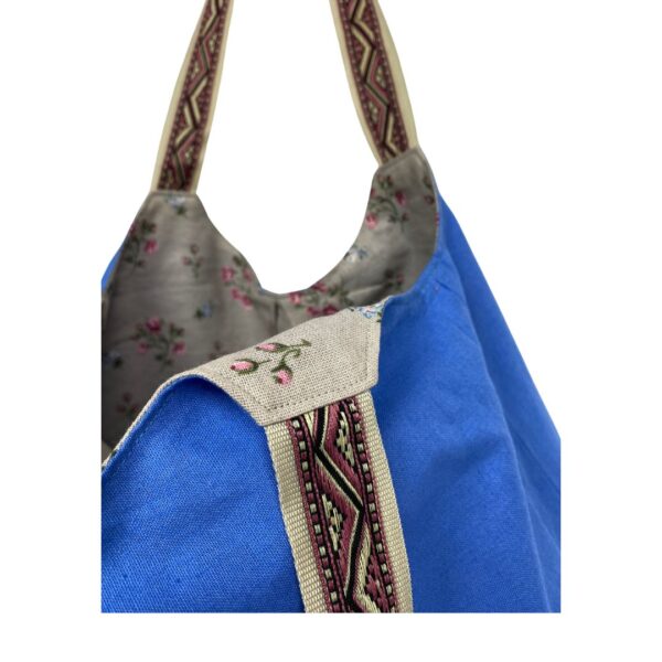 Mother & Child - Floral Beige/Blue - Set of 2 - Image 5