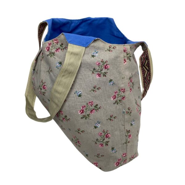 Mother & Child - Floral Beige/Blue - Set of 2 - Image 4
