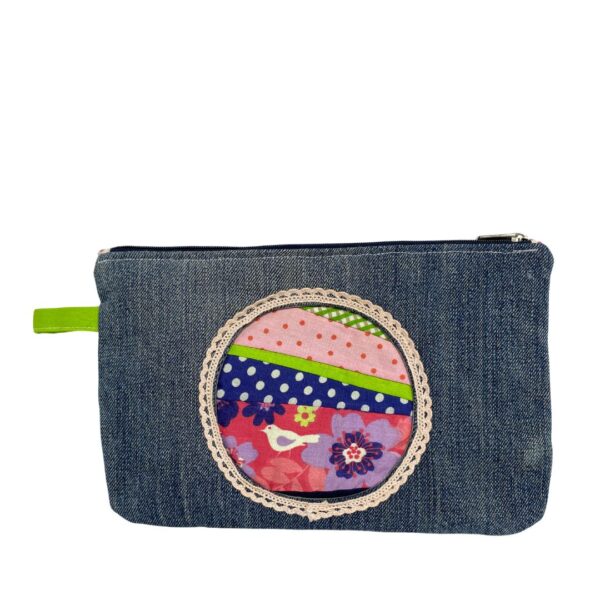 Colorful Patchwork Flat Pouch - Image 3