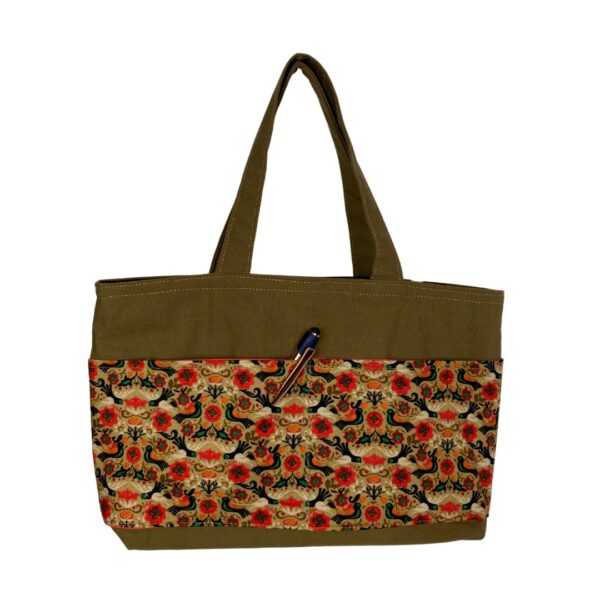 One-of-a-Kind Mini Tote Bag with 9 Pockets - Image 7
