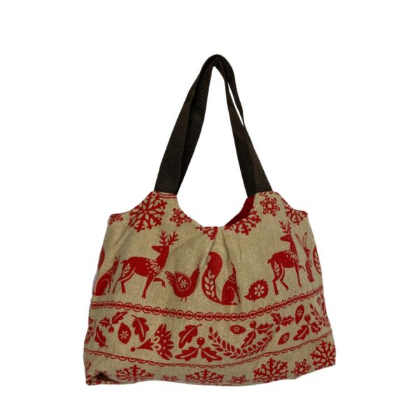 Small Festive Woodland Tote