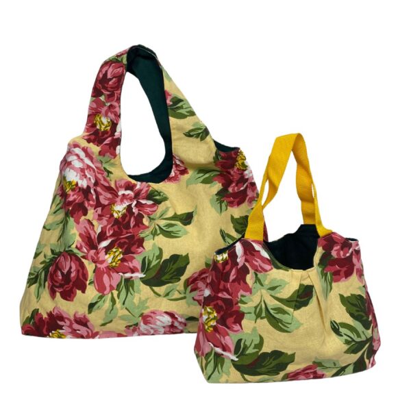 Mother & Child - Floral Tote - Set of 2