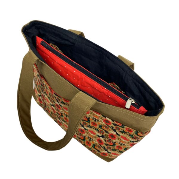 One-of-a-Kind Mini Tote Bag with 9 Pockets - Image 2