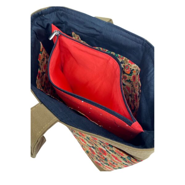 One-of-a-Kind Mini Tote Bag with 9 Pockets - Image 6