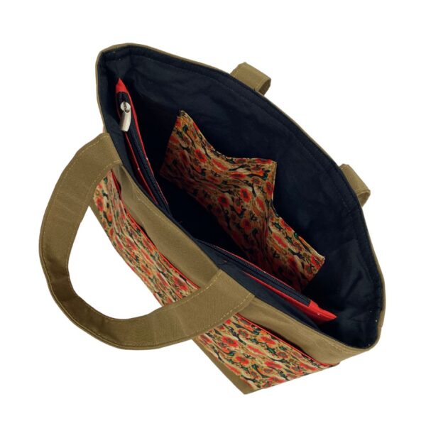 One-of-a-Kind Mini Tote Bag with 9 Pockets - Image 5