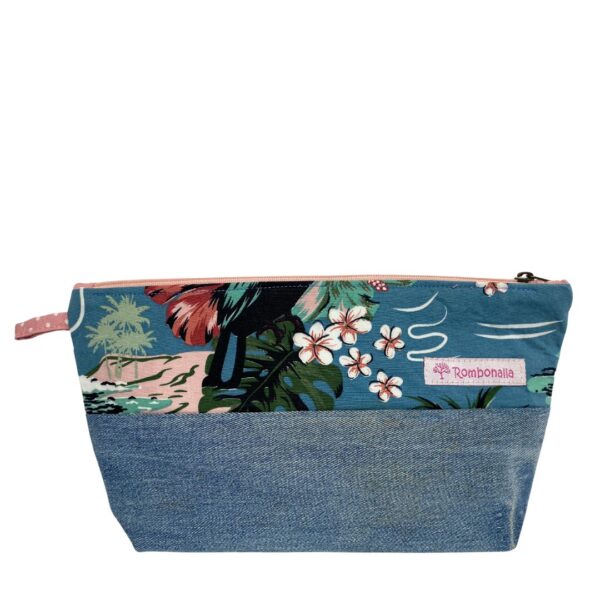 Tropical Denim Pouch - Image 2