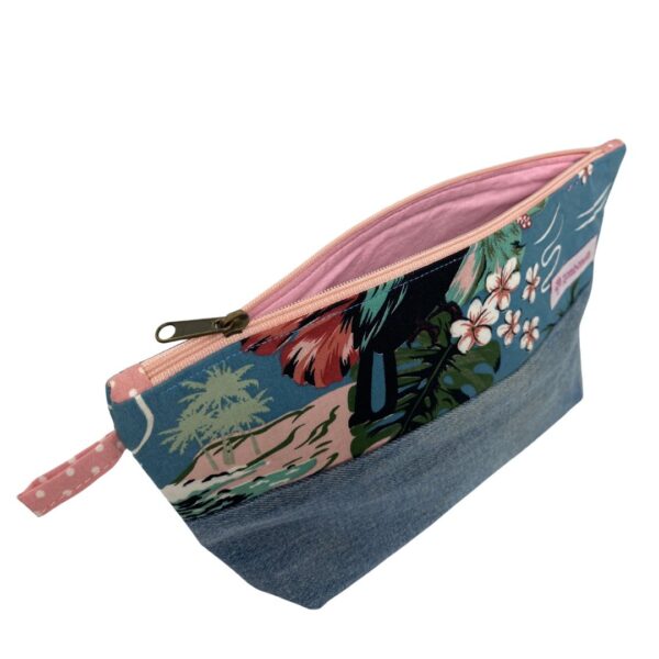 Tropical Denim Pouch - Image 4