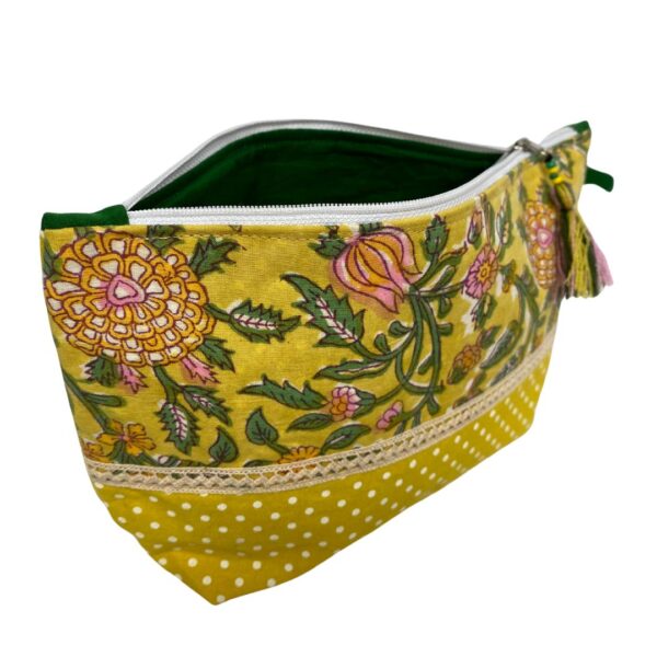 Floral Polka Dot Pouch - Image 3