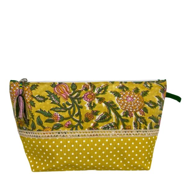 Floral Polka Dot Pouch
