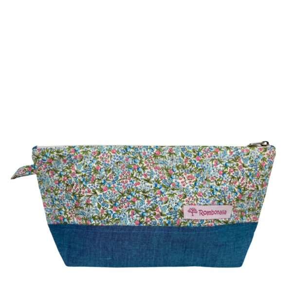 Japanese Floral Patchwork Pouch - Image 2