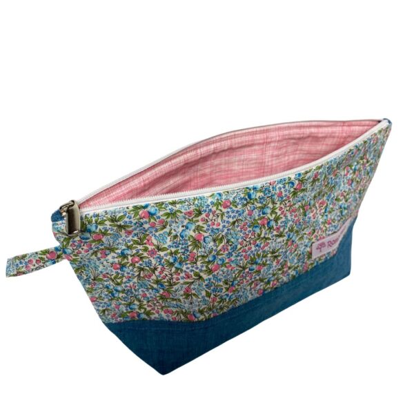 Japanese Floral Patchwork Pouch - Image 4
