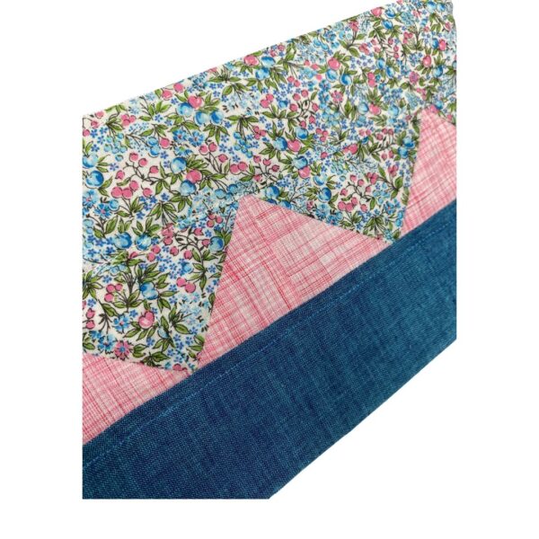 Japanese Floral Patchwork Pouch - Image 3