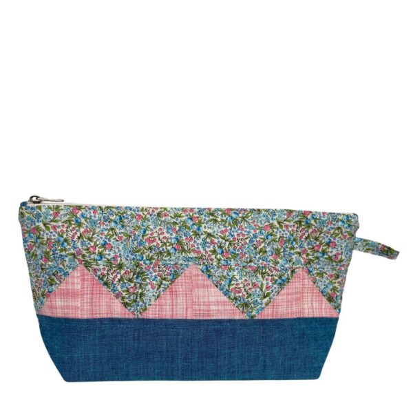 Japanese Floral Patchwork Pouch
