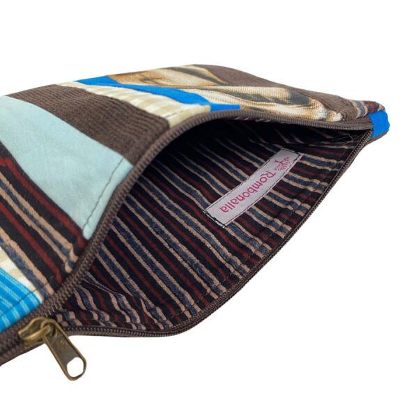 Sacred Patchwork Corduroy Pouch - Image 4