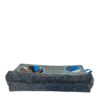 Circular Patch Denim Pouch - Image 4