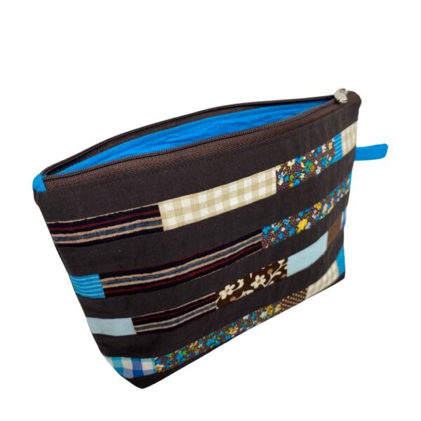 Striped Patchwork Pouch - Image 3