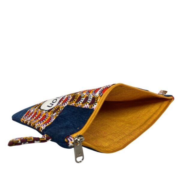 Denim Empowerment Flat Pouch - Image 3