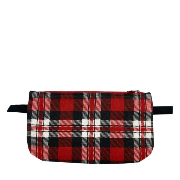 Small Checkered Flat Pouch - Image 2