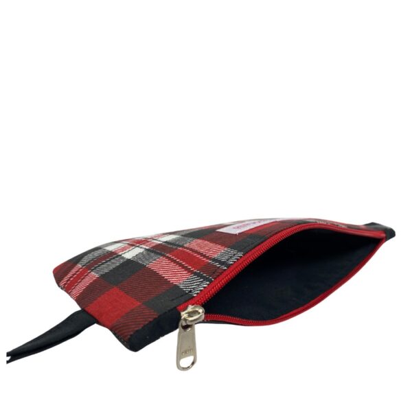 Small Checkered Flat Pouch - Image 3