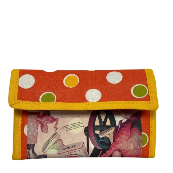 Retro Polka Dot Tobacco Pouch - Image 2