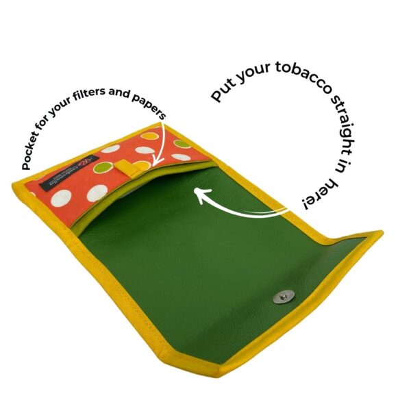 Retro Polka Dot Tobacco Pouch - Image 4