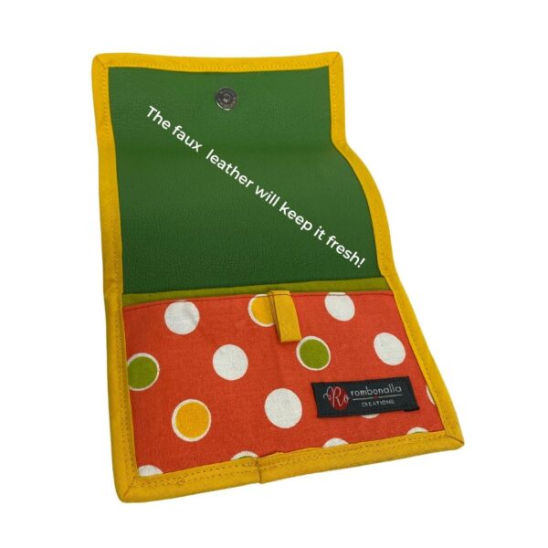 Retro Polka Dot Tobacco Pouch - Image 3