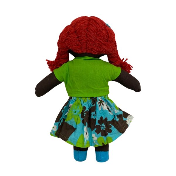 Giselle - Handmade Doll with Crochet Flower & Felt Shoes - Image 2