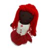 Helga - Handmade 50s-Inspired Doll in Red & White - Image 2