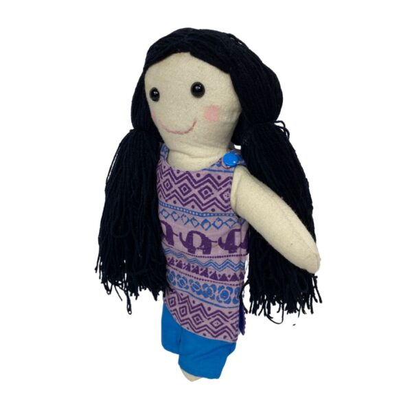 Puja - Handmade Indian Doll in Punjabi Dress - Image 4