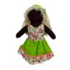 Supriya - Handmade Doll with Floral Charm & Satin Details