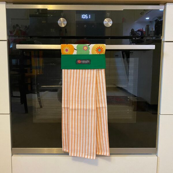 Green Apple Stripe Oven Tea Towel - Set of 2 - Image 8